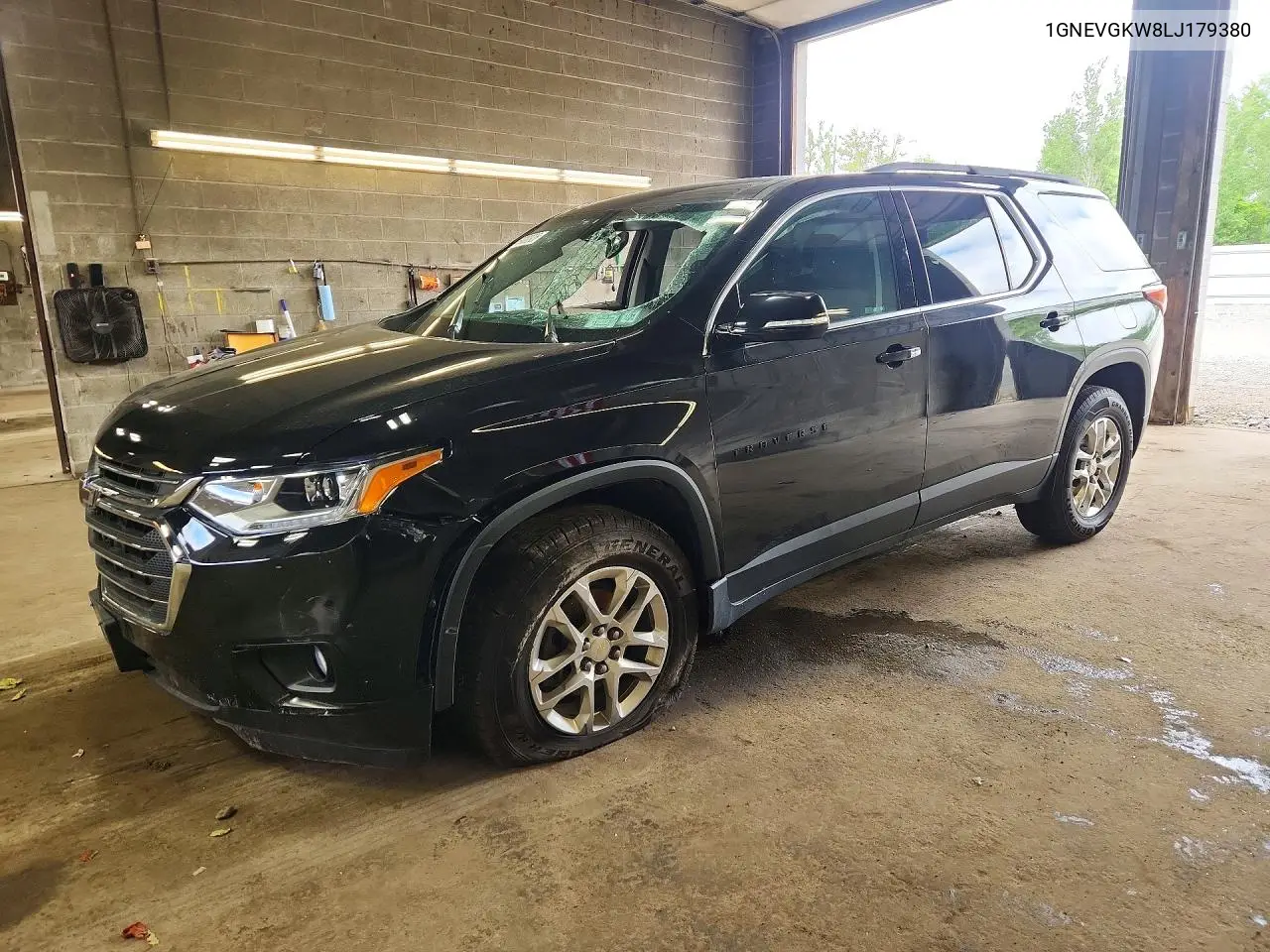 2020 Chevrolet Traverse Lt VIN: 1GNEVGKW8LJ179380 Lot: 59802926