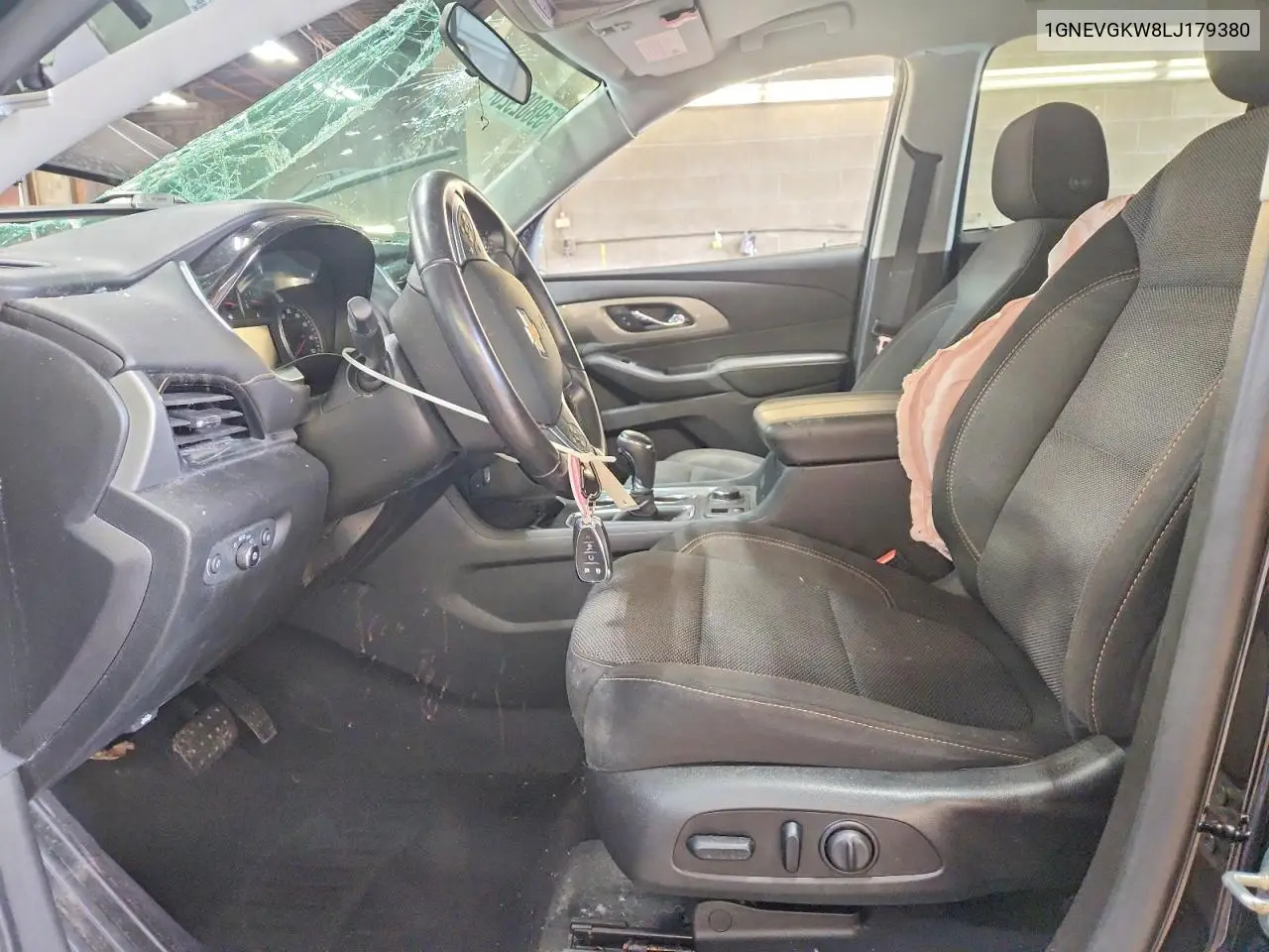 2020 Chevrolet Traverse Lt VIN: 1GNEVGKW8LJ179380 Lot: 59802926