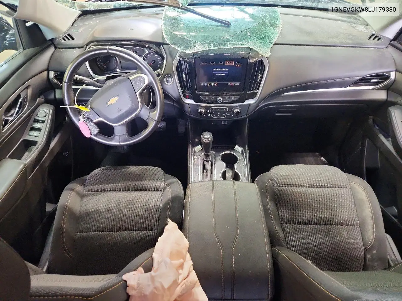 2020 Chevrolet Traverse Lt VIN: 1GNEVGKW8LJ179380 Lot: 59802926