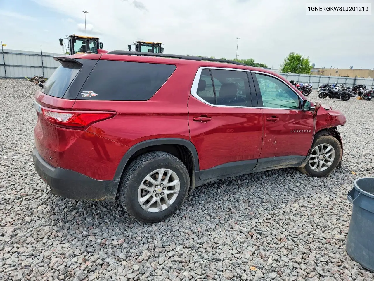 2020 Chevrolet Traverse Lt VIN: 1GNERGKW8LJ201219 Lot: 59983906