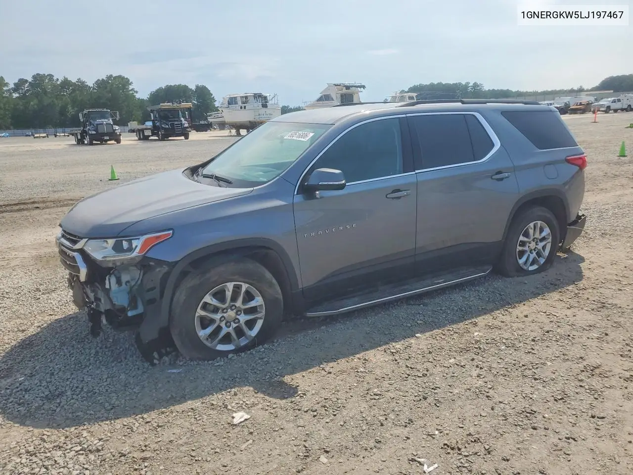 2020 Chevrolet Traverse Lt VIN: 1GNERGKW5LJ197467 Lot: 60516806