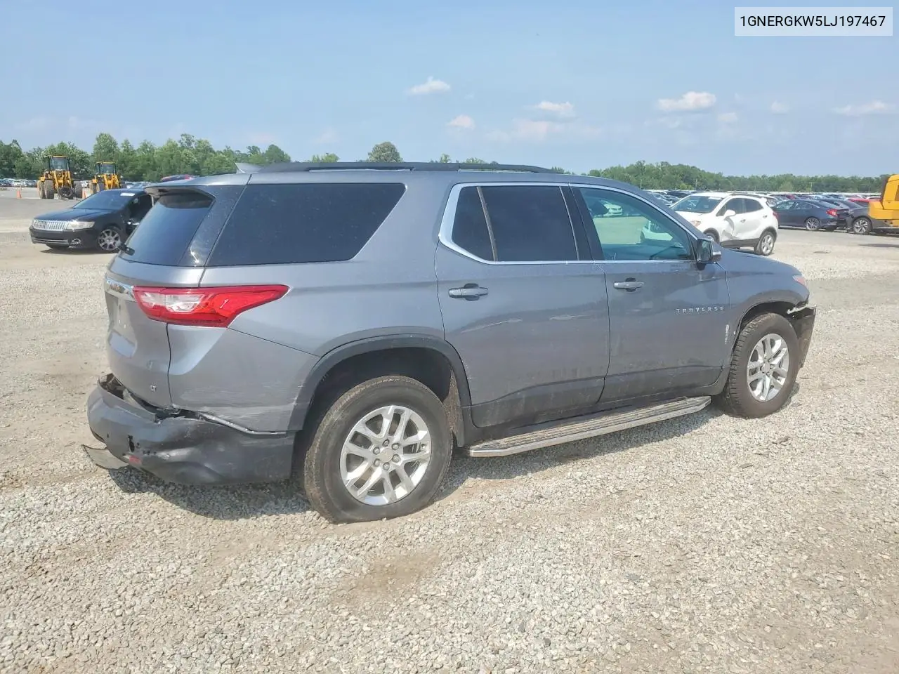 2020 Chevrolet Traverse Lt VIN: 1GNERGKW5LJ197467 Lot: 60516806