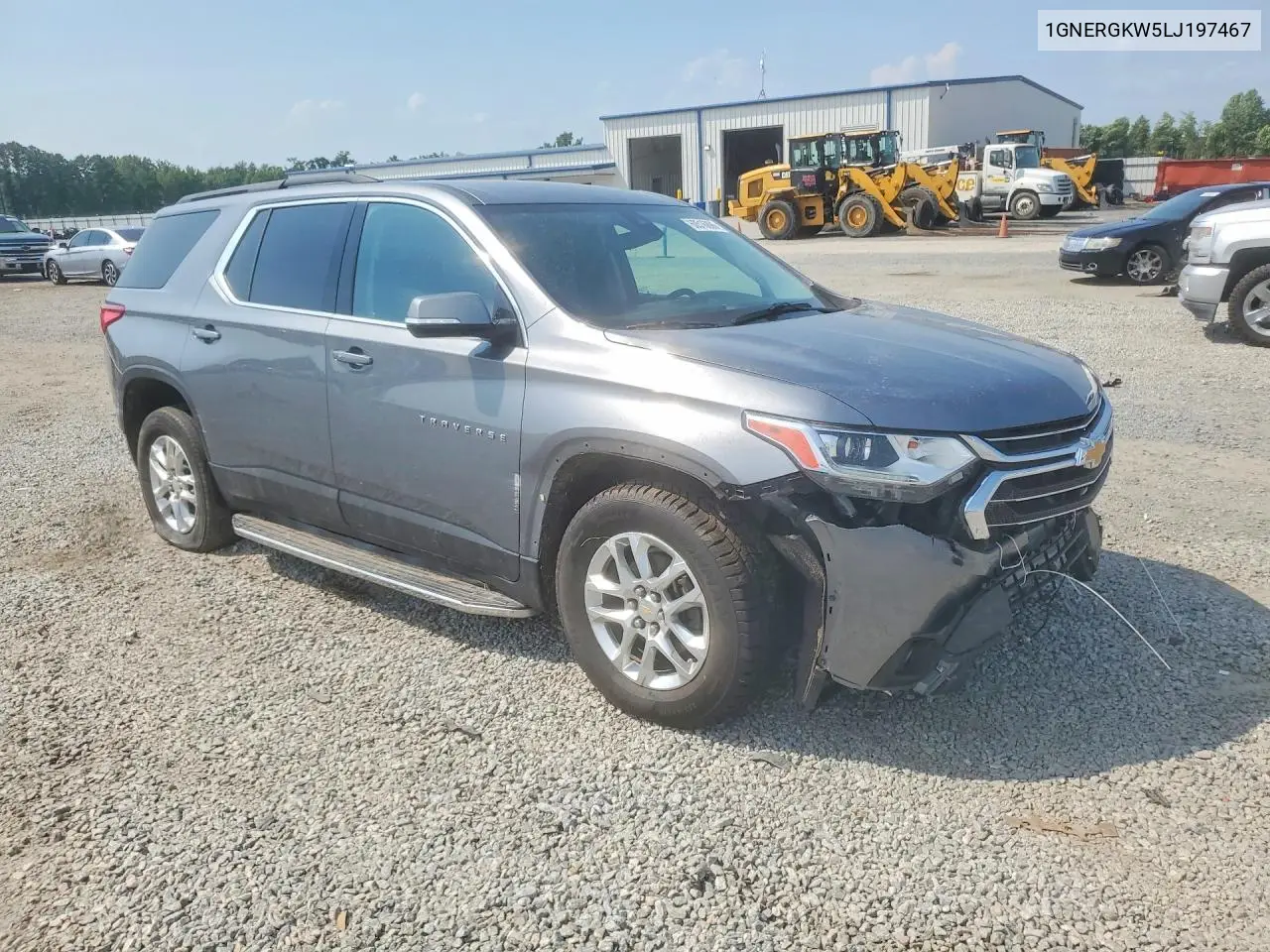 2020 Chevrolet Traverse Lt VIN: 1GNERGKW5LJ197467 Lot: 60516806