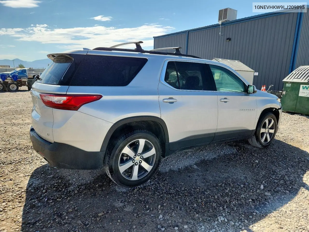 2020 Chevrolet Traverse Lt VIN: 1GNEVHKW9LJ209895 Lot: 60884186