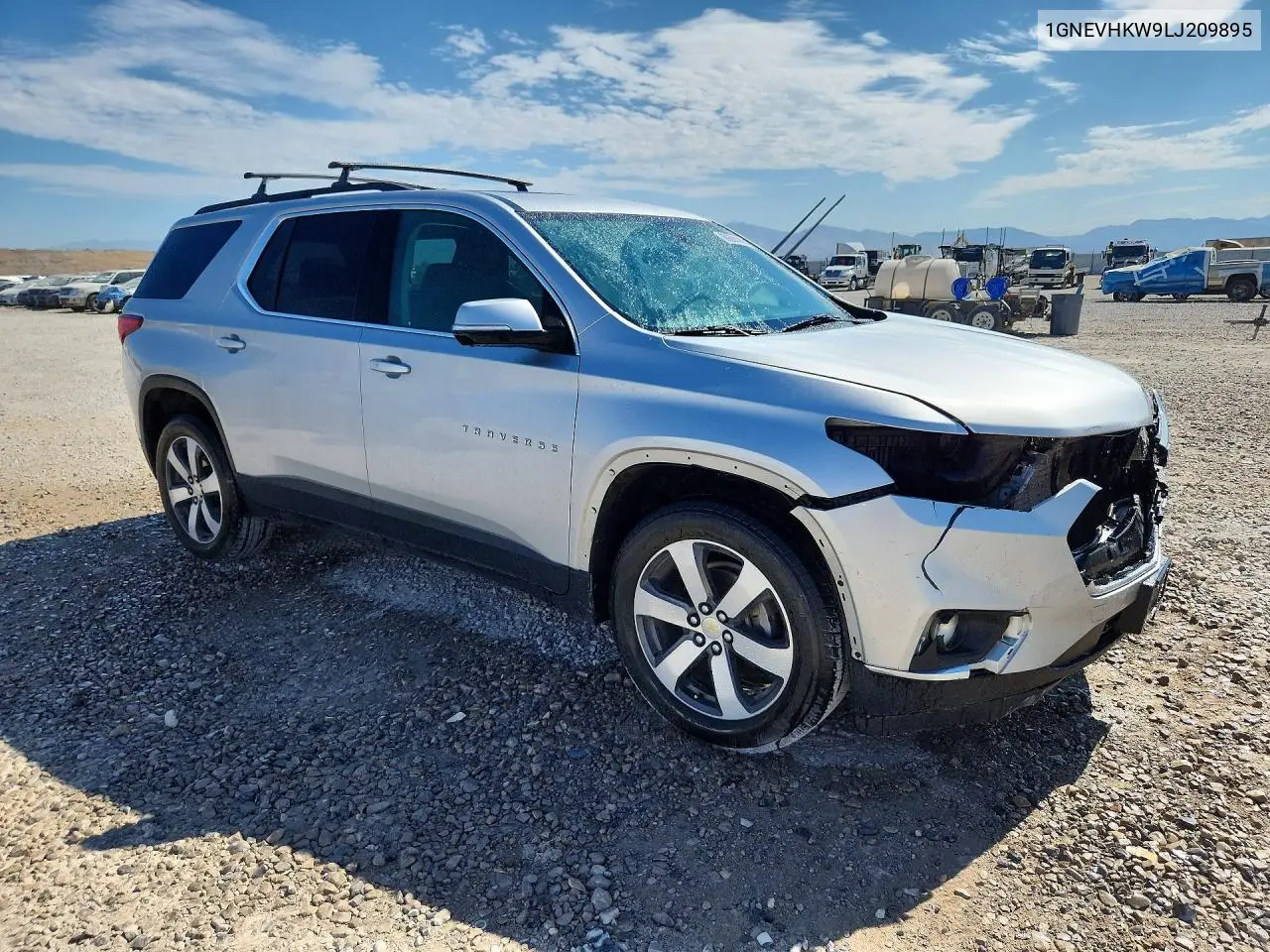 2020 Chevrolet Traverse Lt VIN: 1GNEVHKW9LJ209895 Lot: 60884186