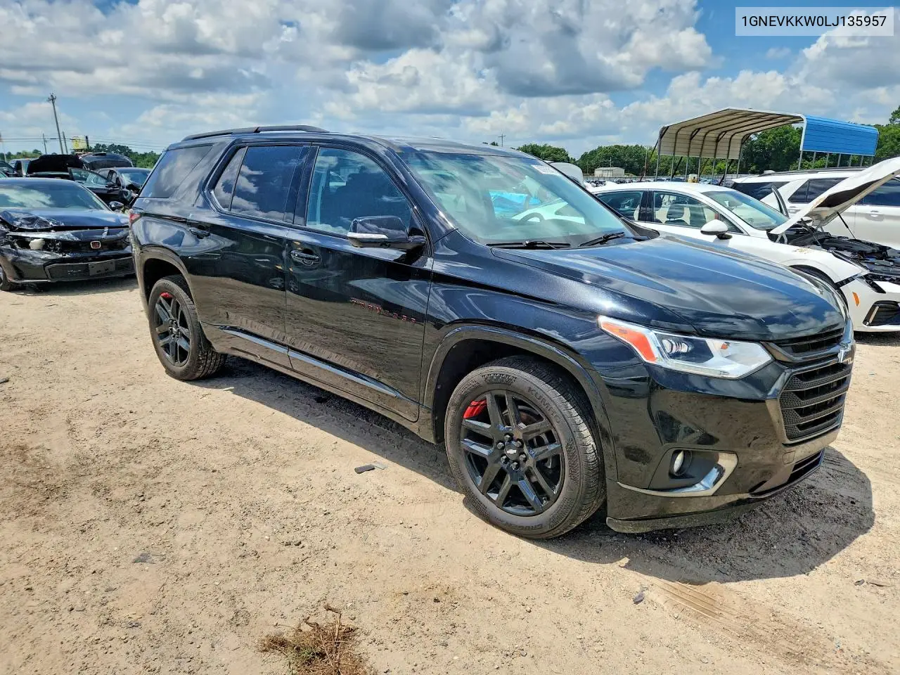 2020 Chevrolet Traverse Premier VIN: 1GNEVKKW0LJ135957 Lot: 60975646