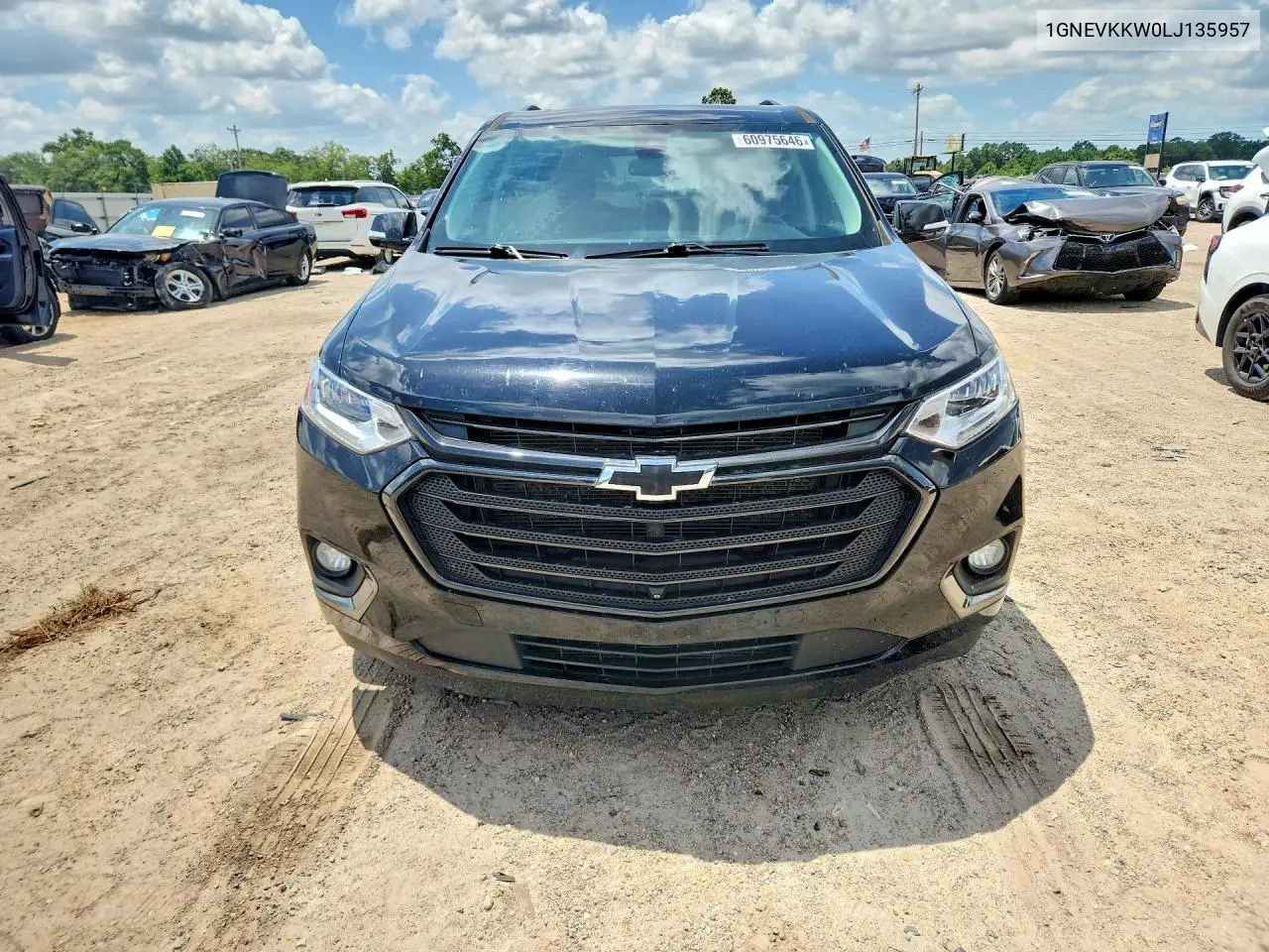 2020 Chevrolet Traverse Premier VIN: 1GNEVKKW0LJ135957 Lot: 60975646