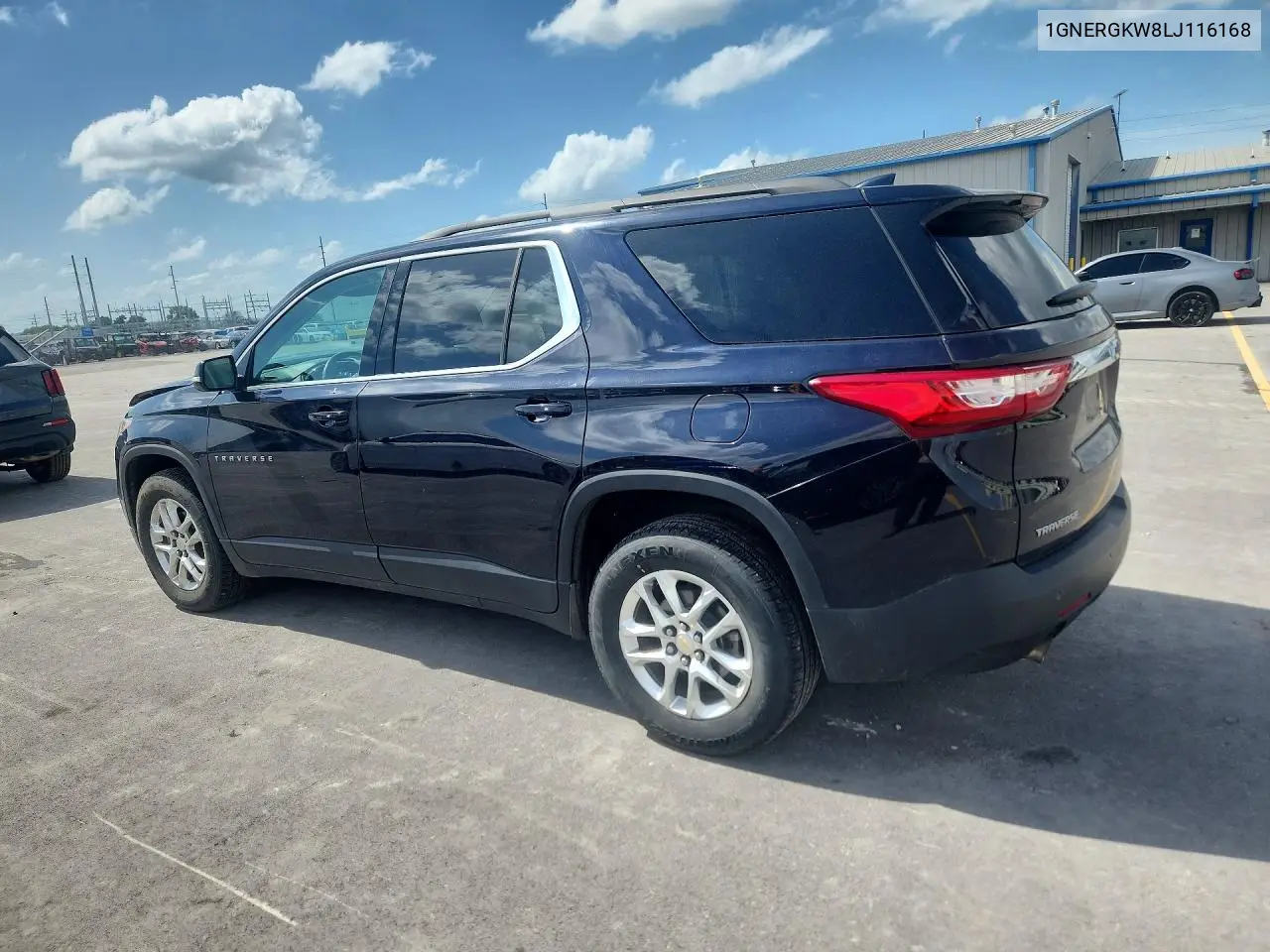 2020 Chevrolet Traverse Lt VIN: 1GNERGKW8LJ116168 Lot: 61135256