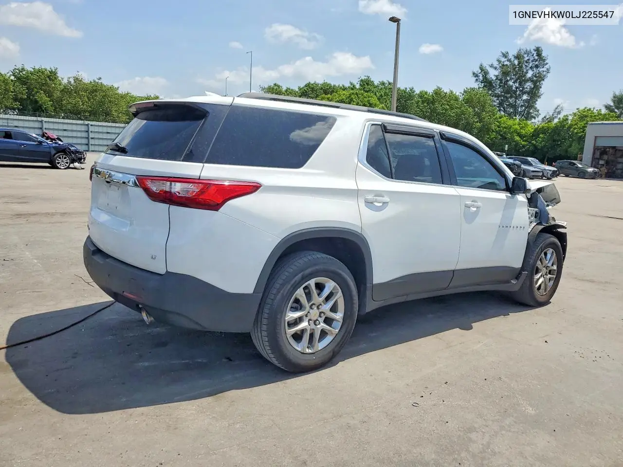 2020 Chevrolet Traverse Lt VIN: 1GNEVHKW0LJ225547 Lot: 61309896