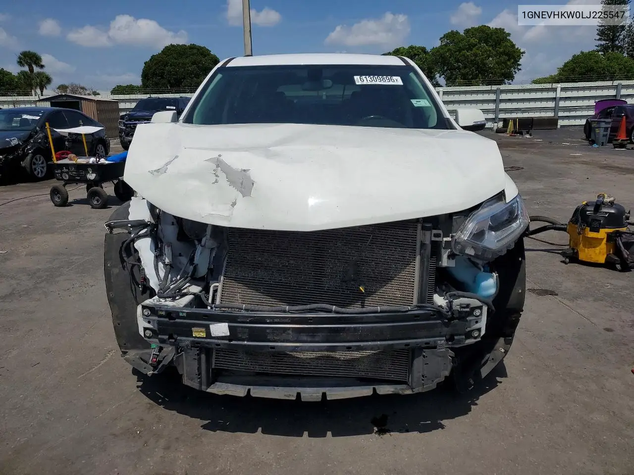 2020 Chevrolet Traverse Lt VIN: 1GNEVHKW0LJ225547 Lot: 61309896