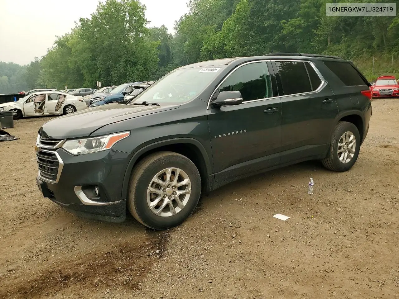 2020 Chevrolet Traverse Lt VIN: 1GNERGKW7LJ324719 Lot: 61356666