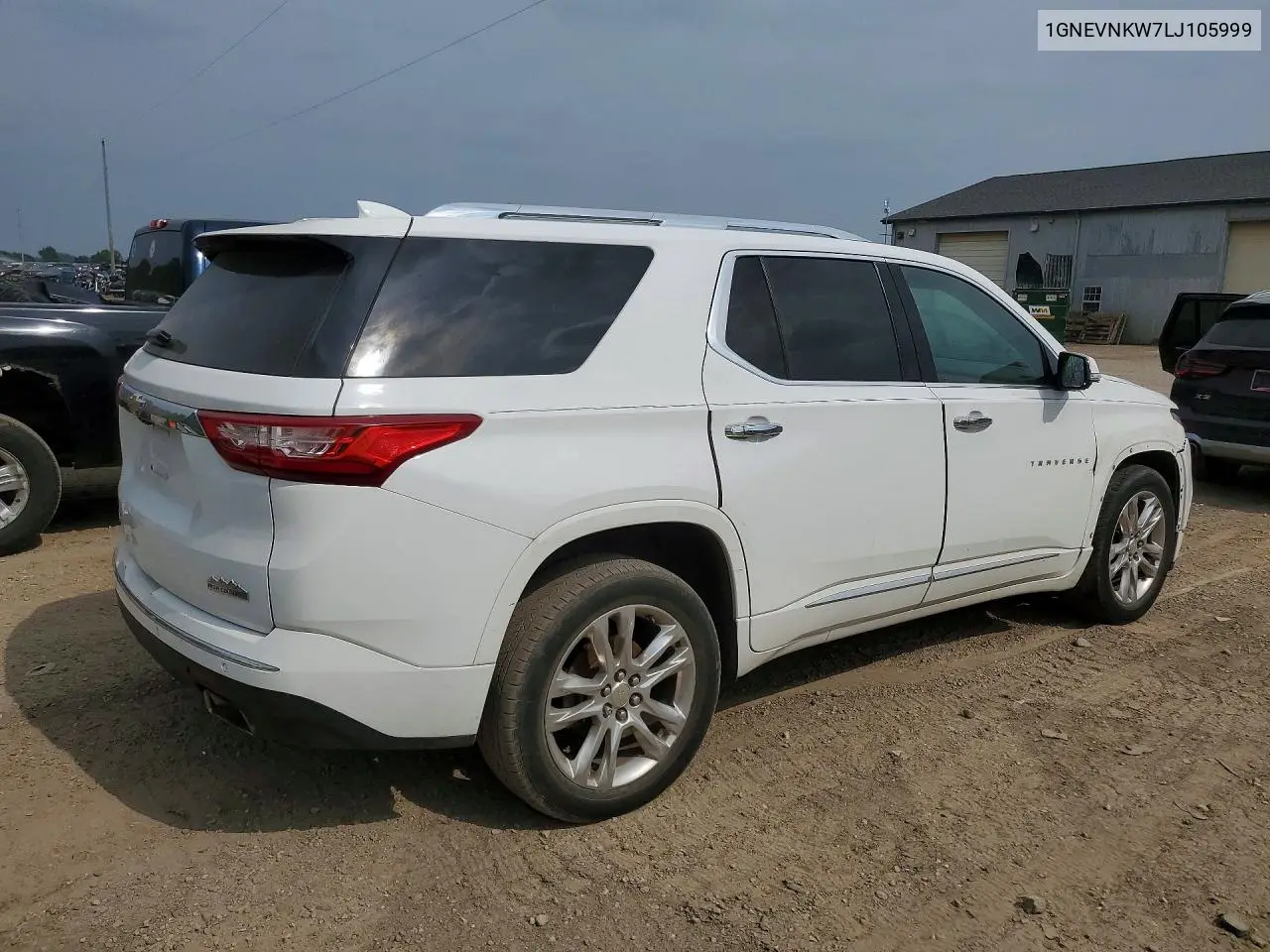 2020 Chevrolet Traverse High Country VIN: 1GNEVNKW7LJ105999 Lot: 61660566