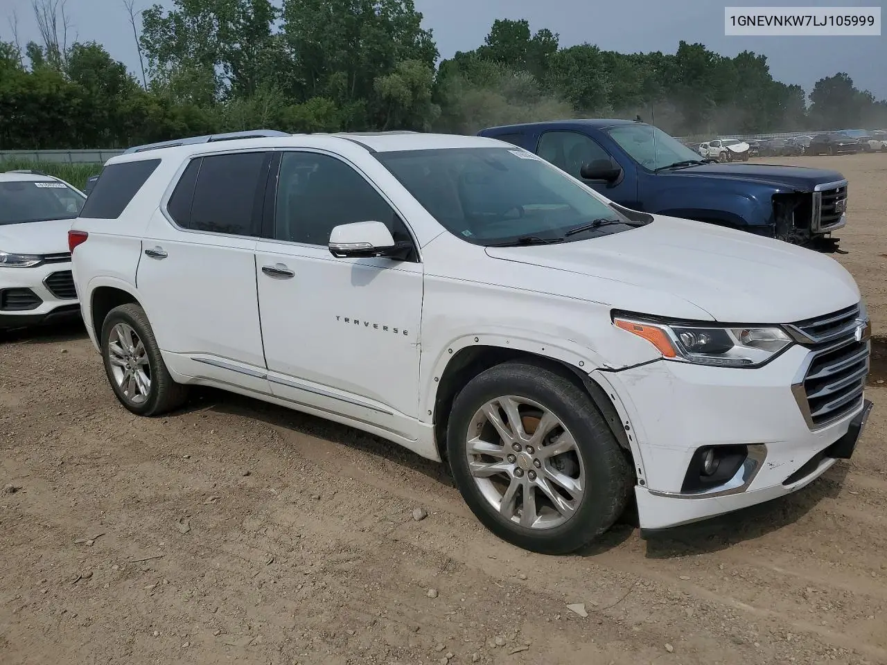2020 Chevrolet Traverse High Country VIN: 1GNEVNKW7LJ105999 Lot: 61660566