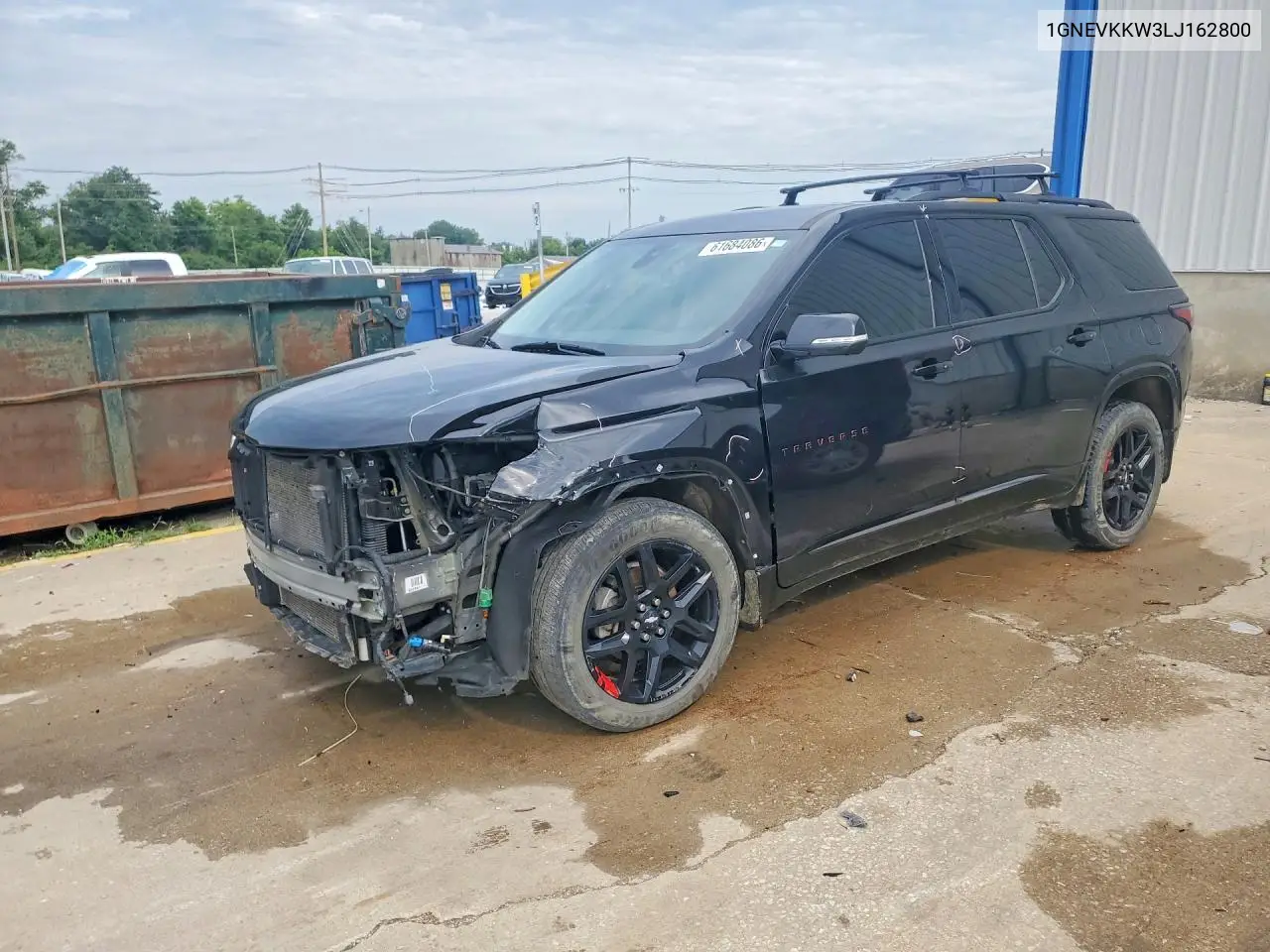 2020 Chevrolet Traverse Premier VIN: 1GNEVKKW3LJ162800 Lot: 61684086
