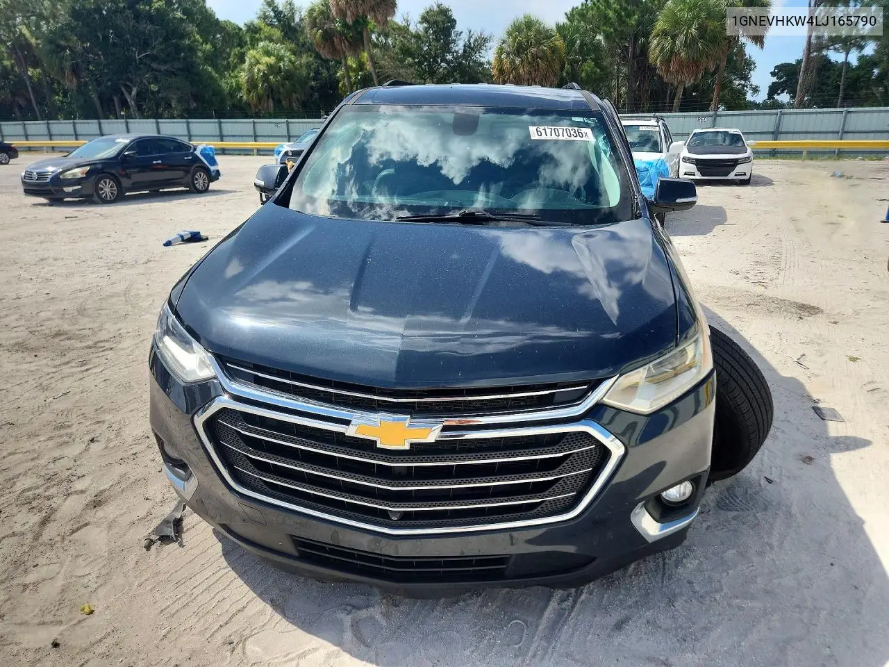 2020 Chevrolet Traverse Lt VIN: 1GNEVHKW4LJ165790 Lot: 61707036