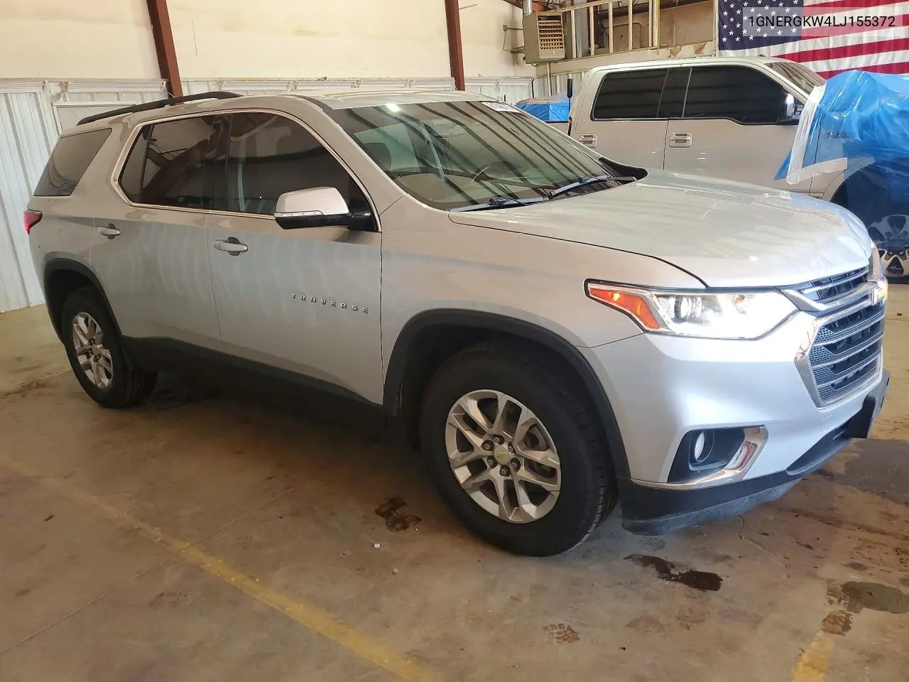 2020 Chevrolet Traverse Lt VIN: 1GNERGKW4LJ155372 Lot: 61748276