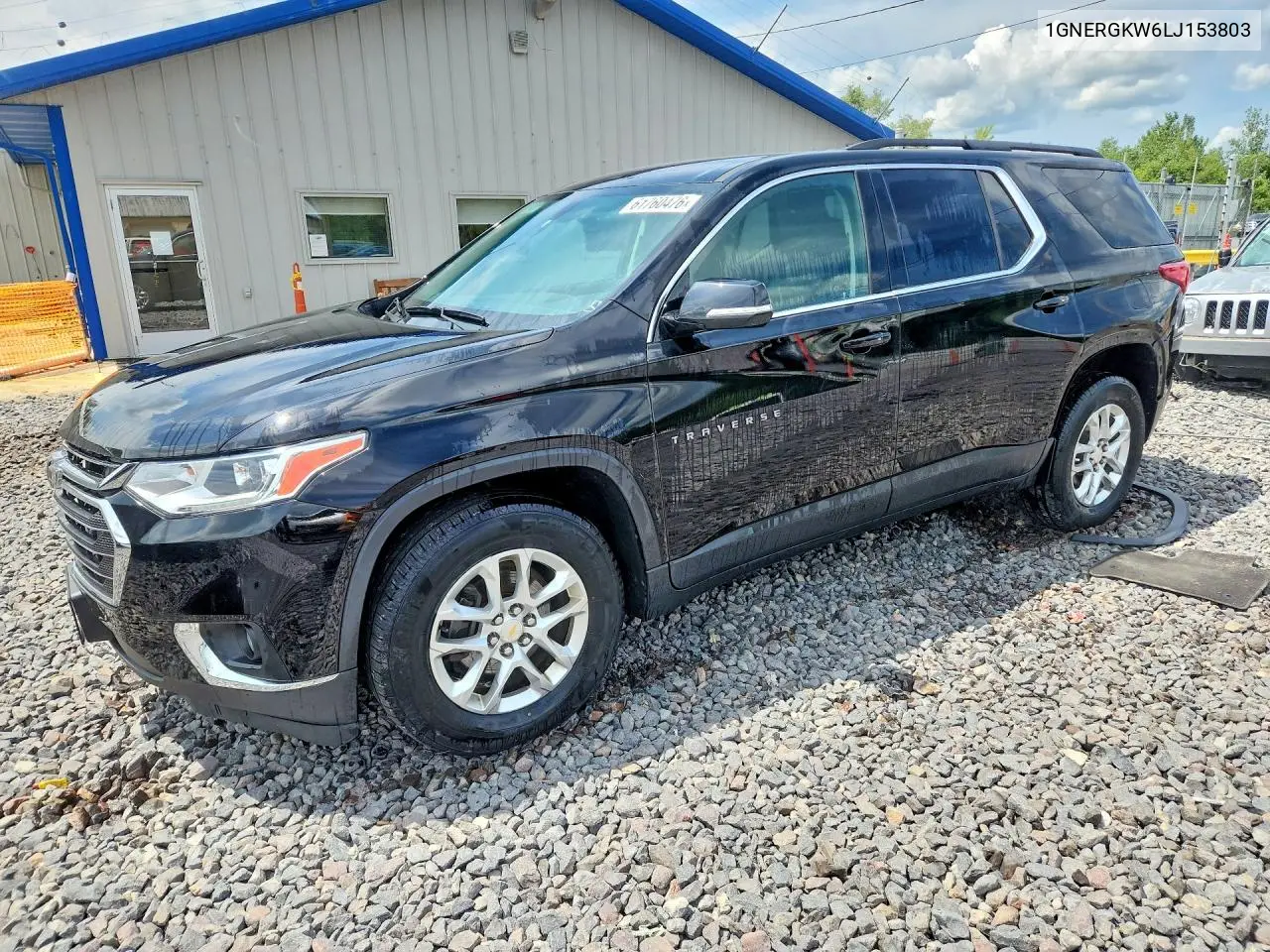 2020 Chevrolet Traverse Lt VIN: 1GNERGKW6LJ153803 Lot: 61760476