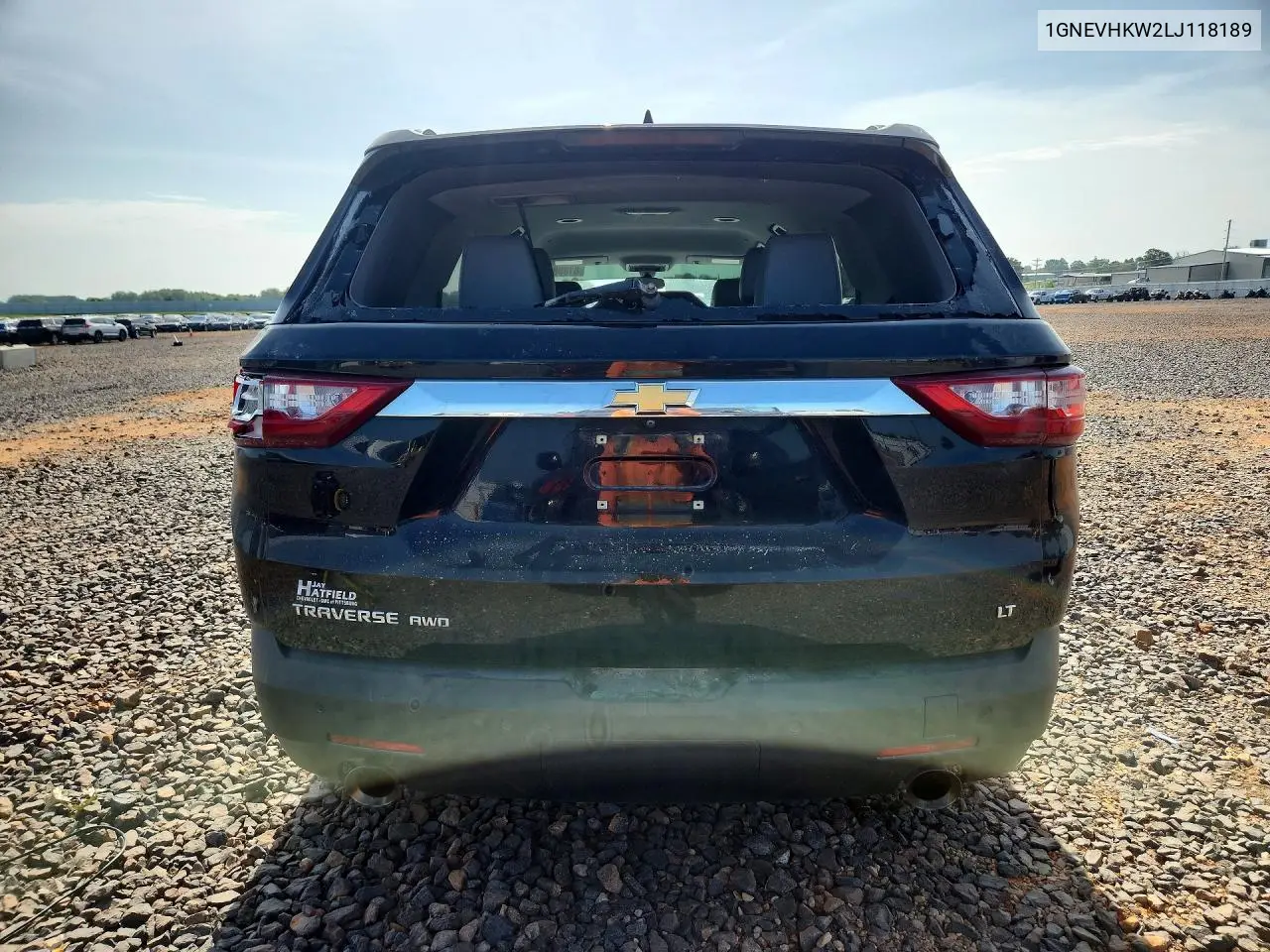 2020 Chevrolet Traverse Lt VIN: 1GNEVHKW2LJ118189 Lot: 61858706
