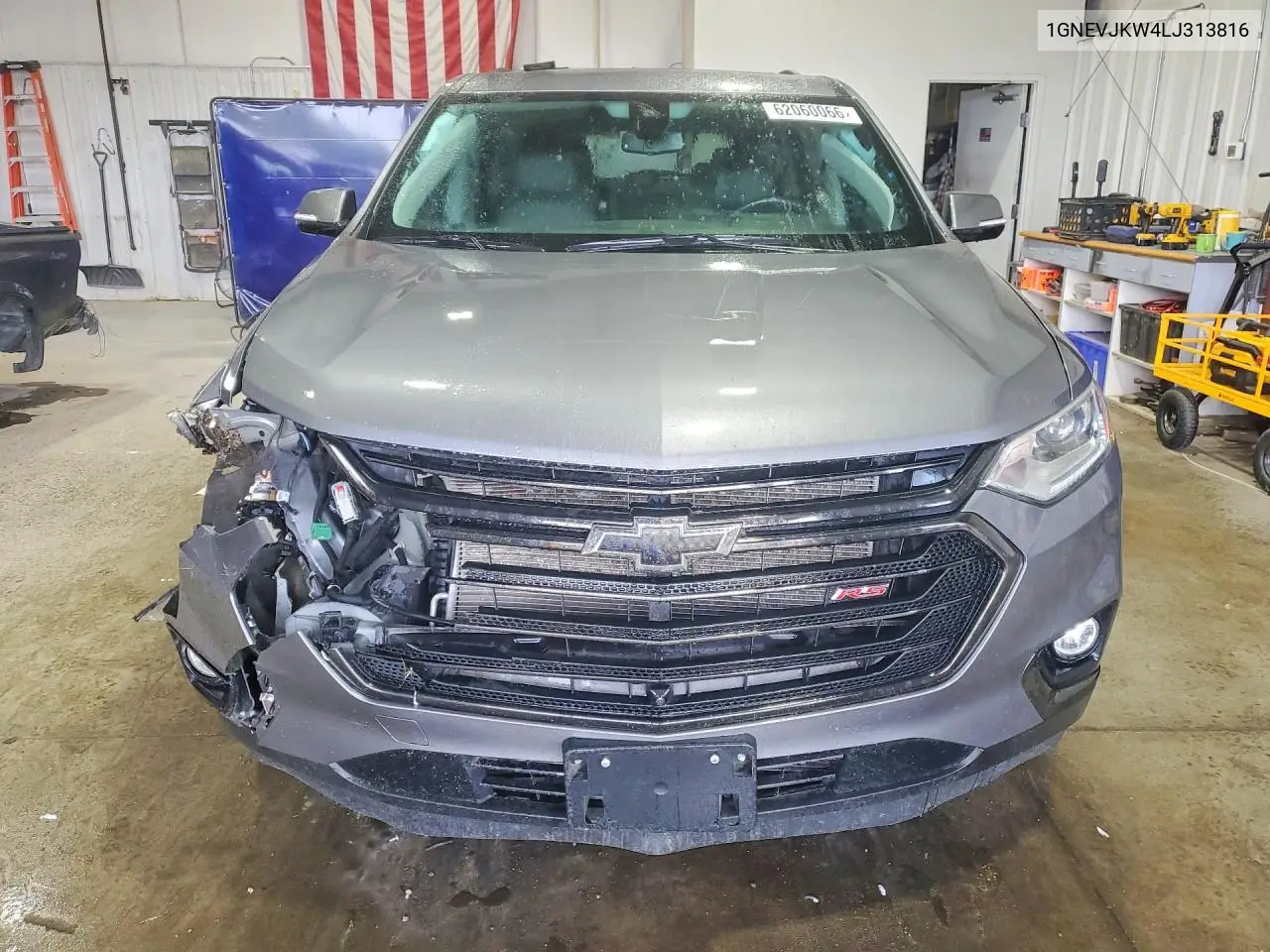 2020 Chevrolet Traverse Rs VIN: 1GNEVJKW4LJ313816 Lot: 62060066