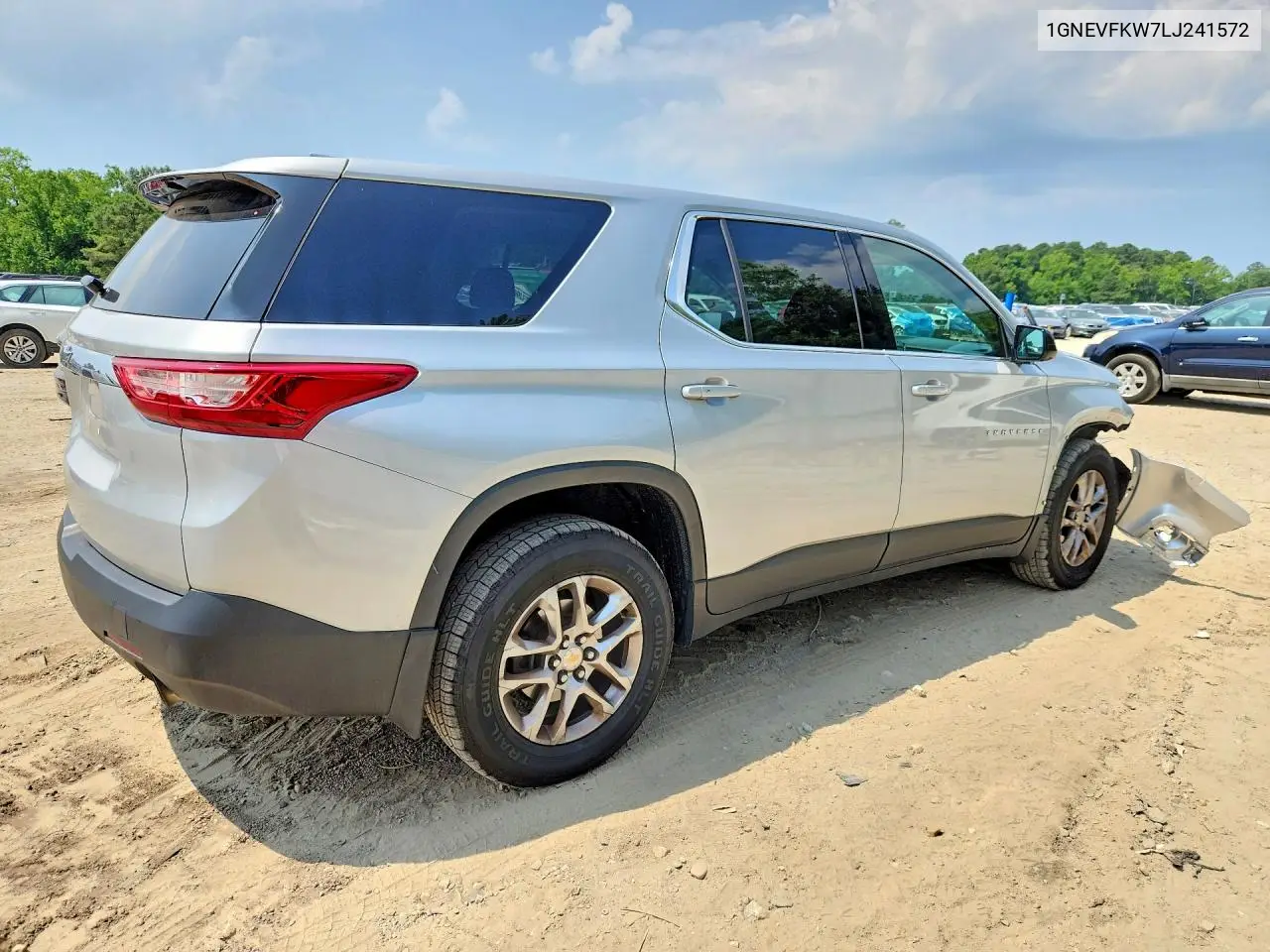 2020 Chevrolet Traverse Ls VIN: 1GNEVFKW7LJ241572 Lot: 85460565