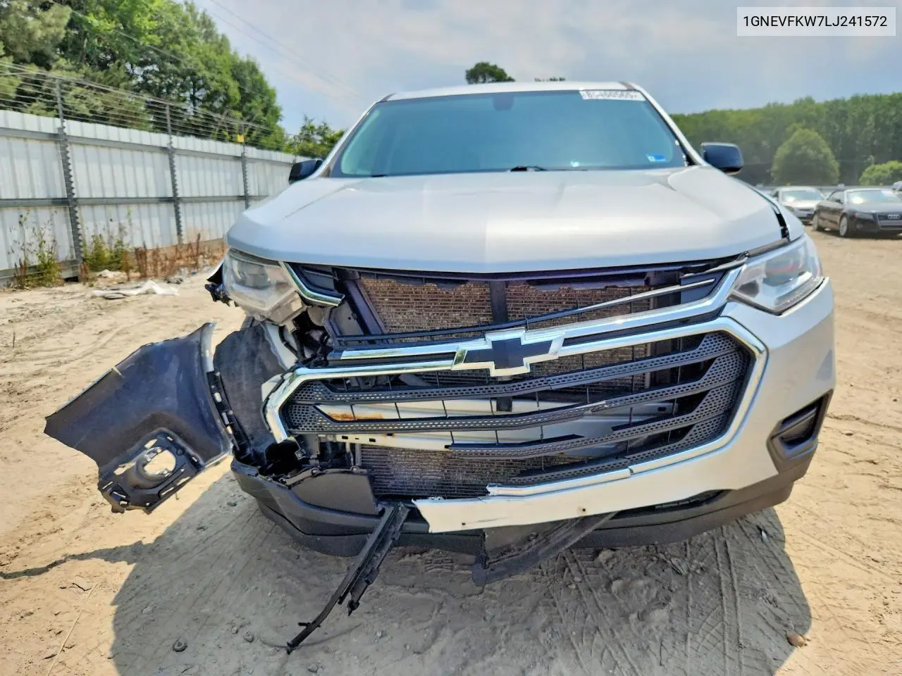2020 Chevrolet Traverse Ls VIN: 1GNEVFKW7LJ241572 Lot: 85460565