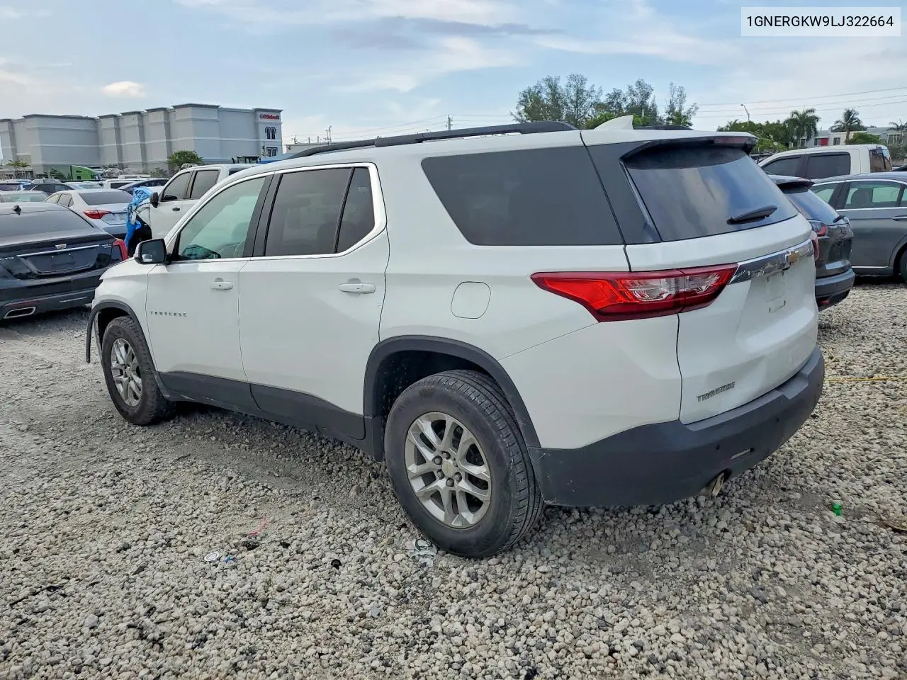 2020 Chevrolet Traverse Lt VIN: 1GNERGKW9LJ322664 Lot: 85966845
