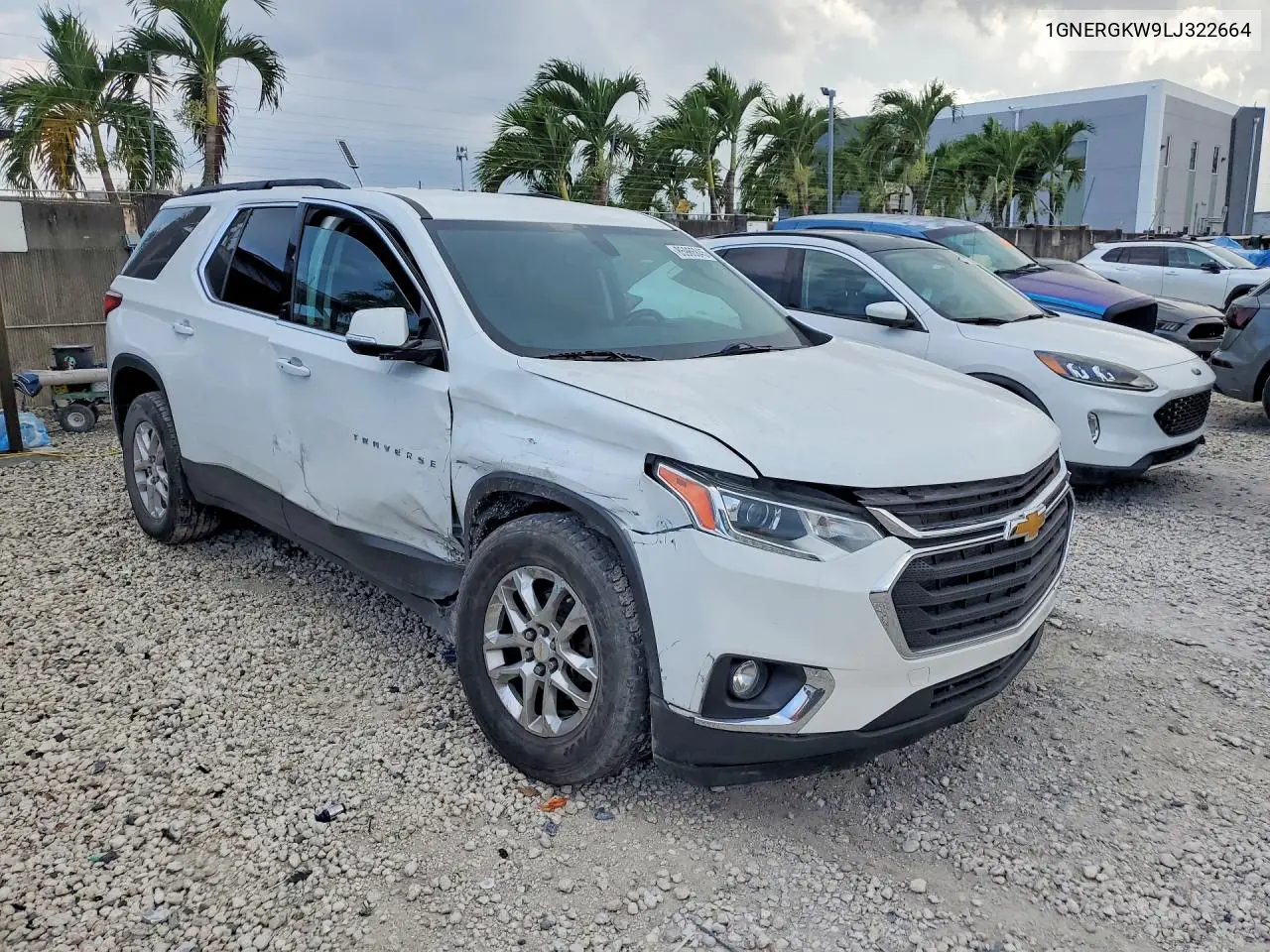 2020 Chevrolet Traverse Lt VIN: 1GNERGKW9LJ322664 Lot: 85966845
