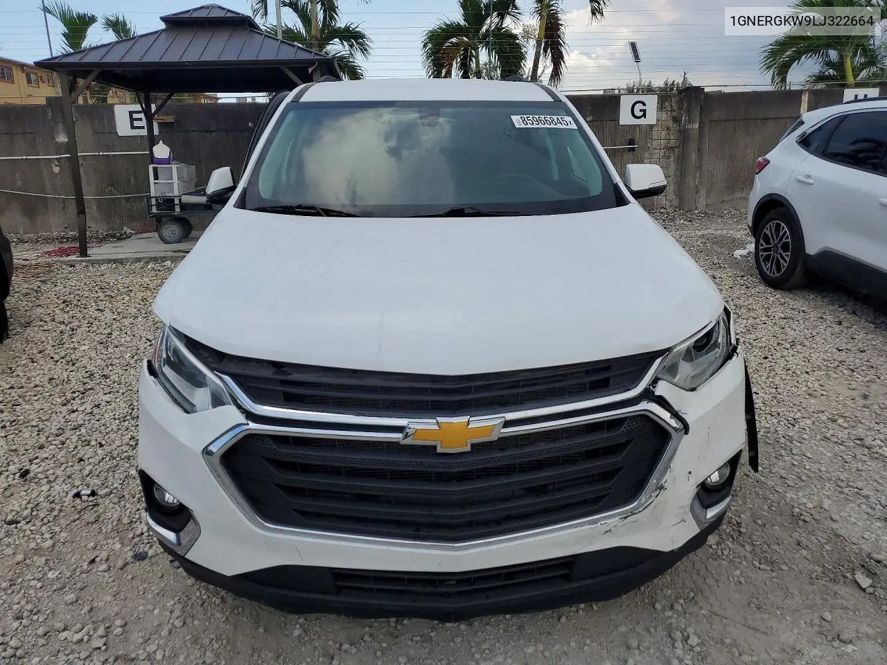 2020 Chevrolet Traverse Lt VIN: 1GNERGKW9LJ322664 Lot: 85966845