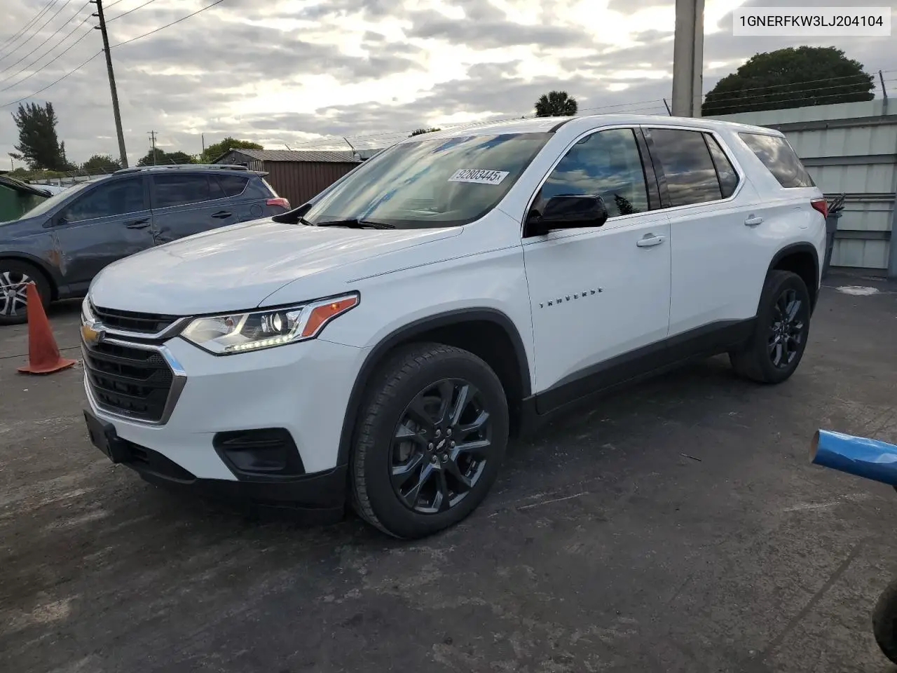 1GNERFKW3LJ204104 2020 Chevrolet Traverse Ls