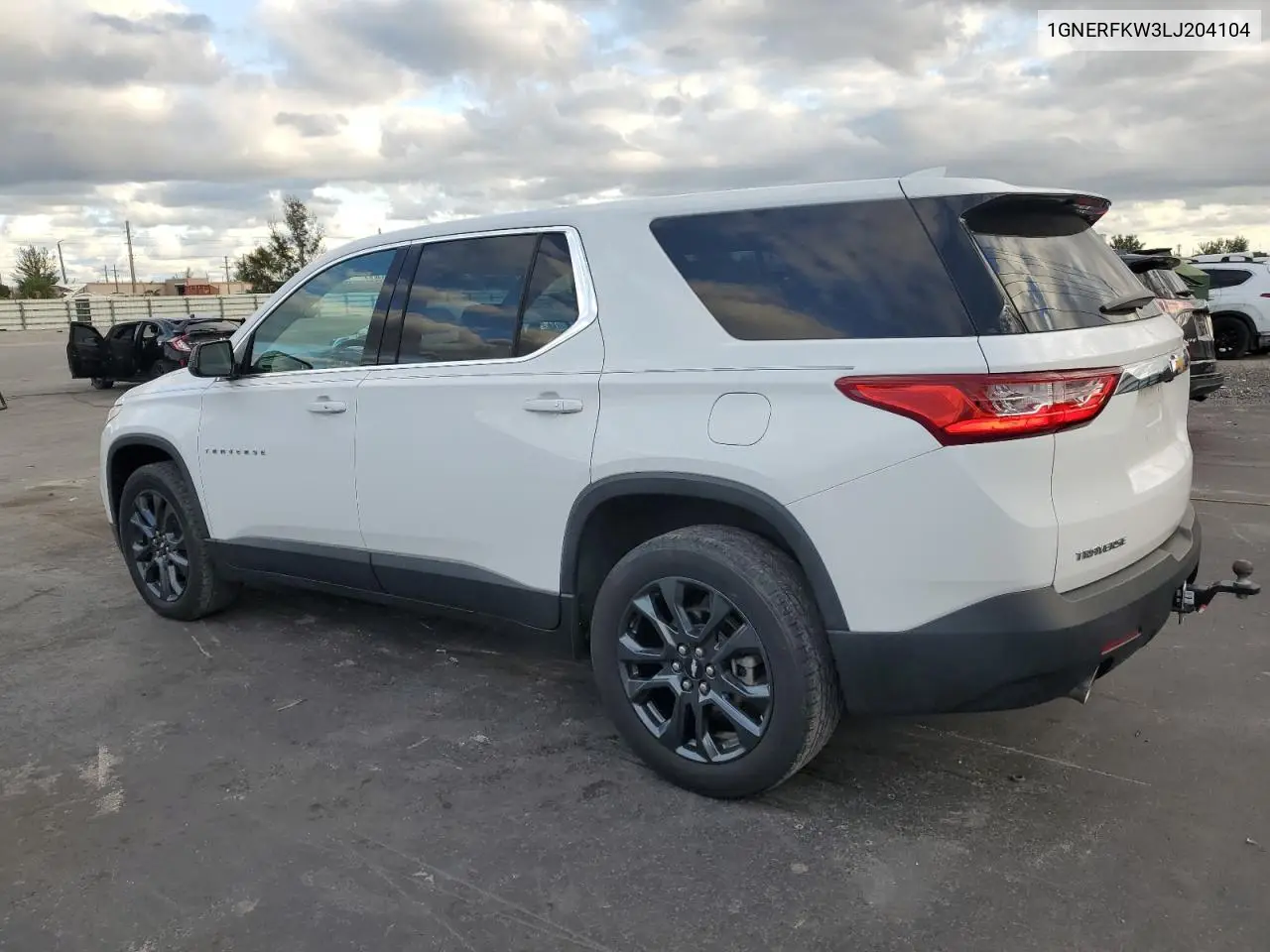 1GNERFKW3LJ204104 2020 Chevrolet Traverse Ls