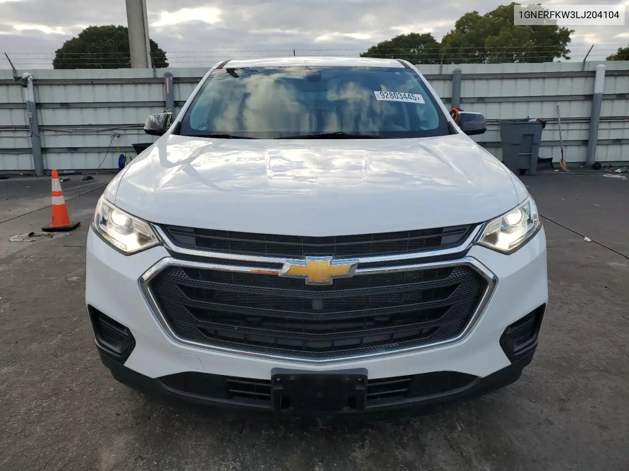 1GNERFKW3LJ204104 2020 Chevrolet Traverse Ls