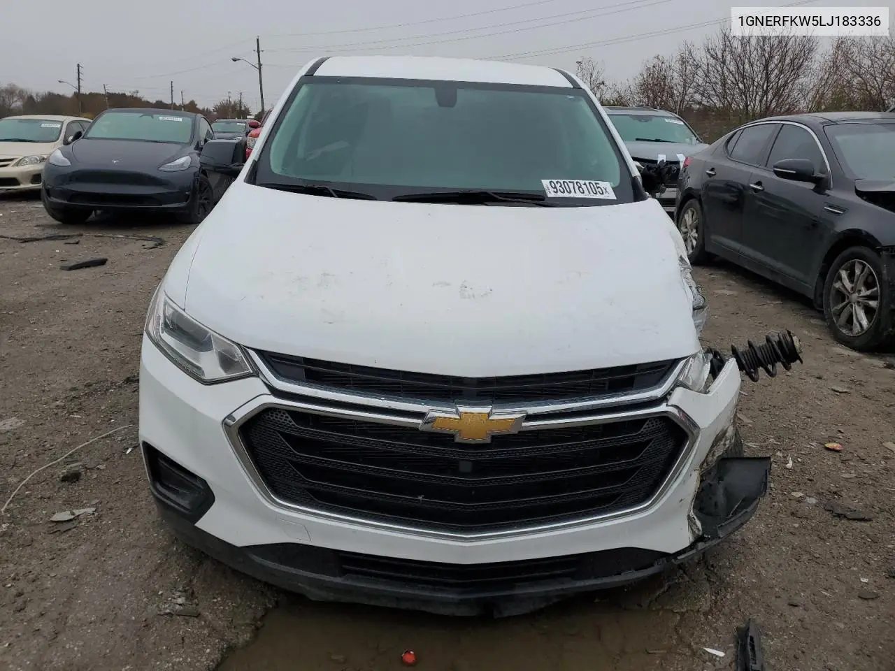 1GNERFKW5LJ183336 2020 Chevrolet Traverse Ls