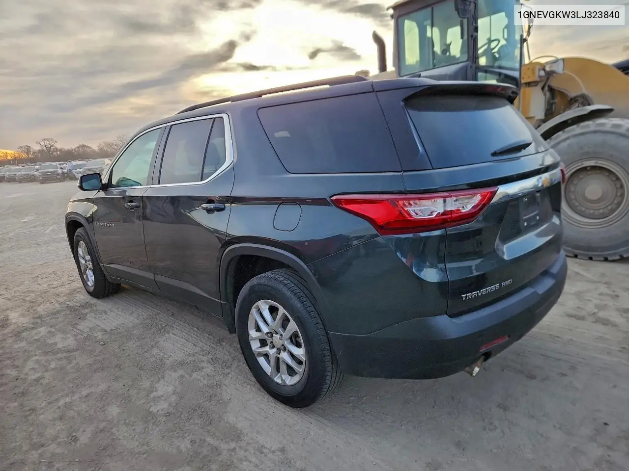 1GNEVGKW3LJ323840 2020 Chevrolet Traverse Lt