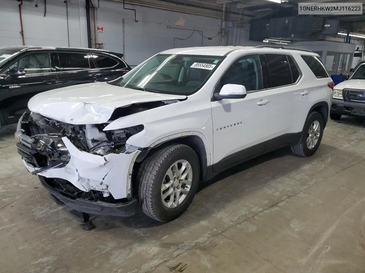 1GNERHKW2MJ116223 2021 Chevrolet Traverse Lt
