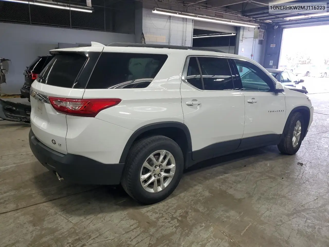 1GNERHKW2MJ116223 2021 Chevrolet Traverse Lt