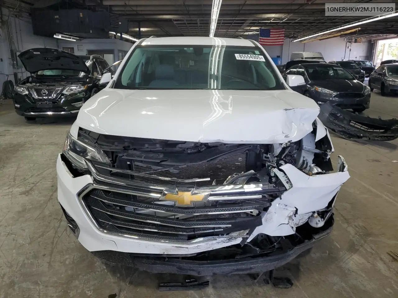 1GNERHKW2MJ116223 2021 Chevrolet Traverse Lt