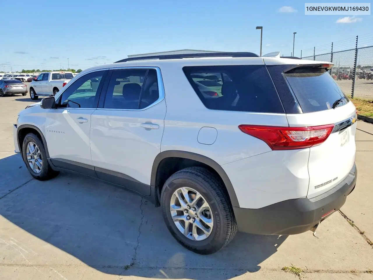 2021 Chevrolet Traverse Lt VIN: 1GNEVGKW0MJ169430 Lot: 55739966