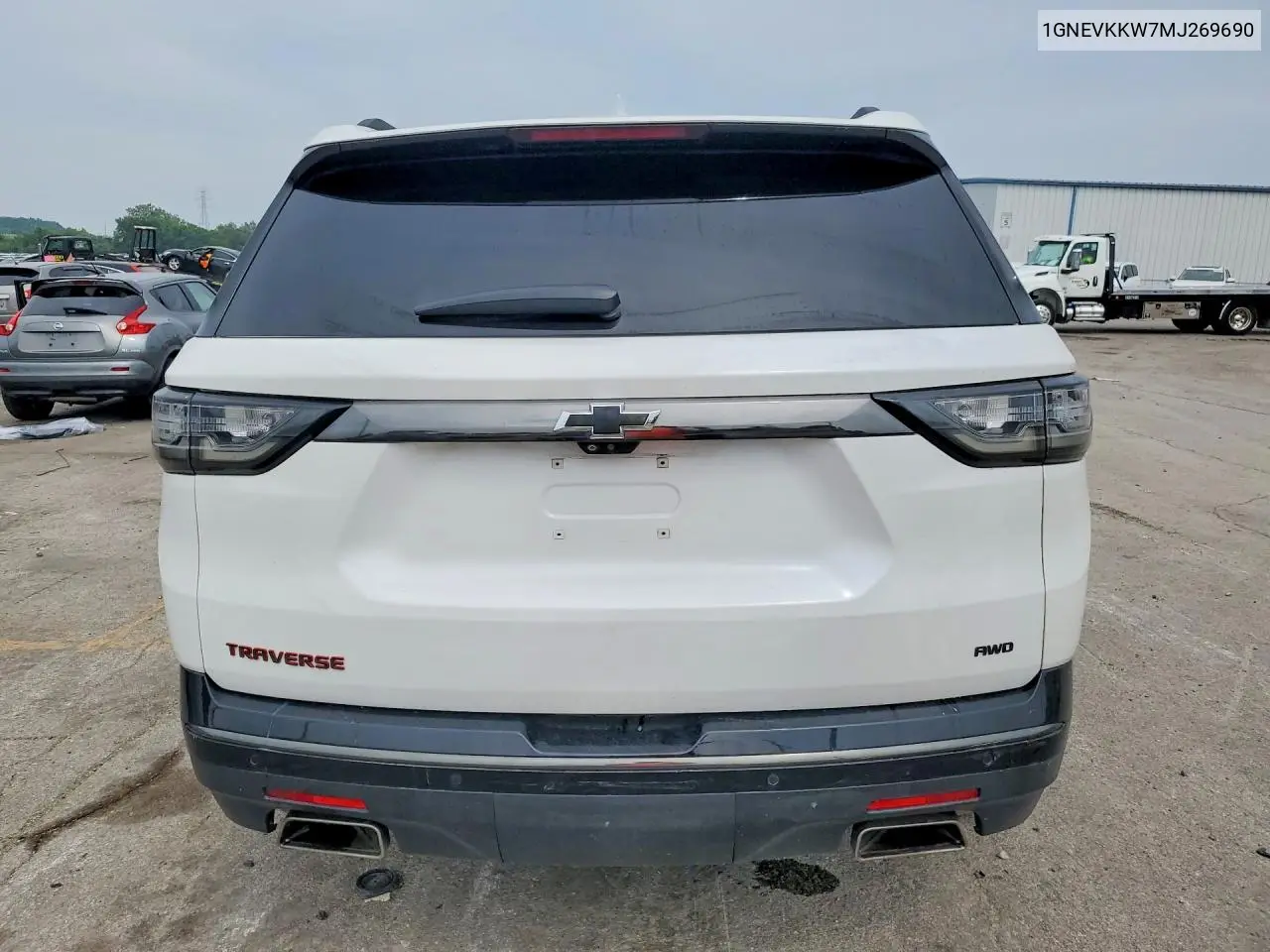 2021 Chevrolet Traverse Premier VIN: 1GNEVKKW7MJ269690 Lot: 59894946