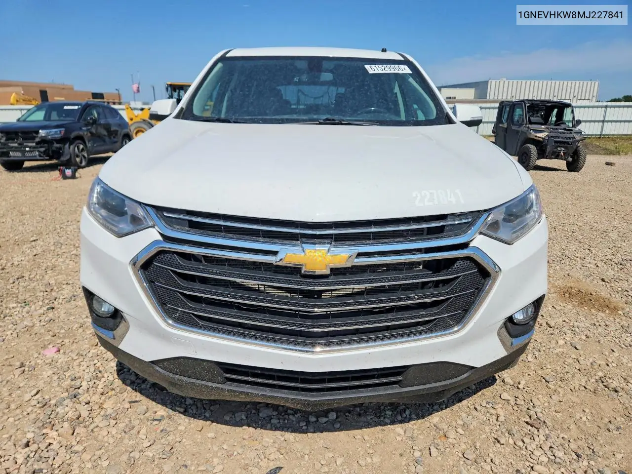 2021 Chevrolet Traverse Lt VIN: 1GNEVHKW8MJ227841 Lot: 61529966