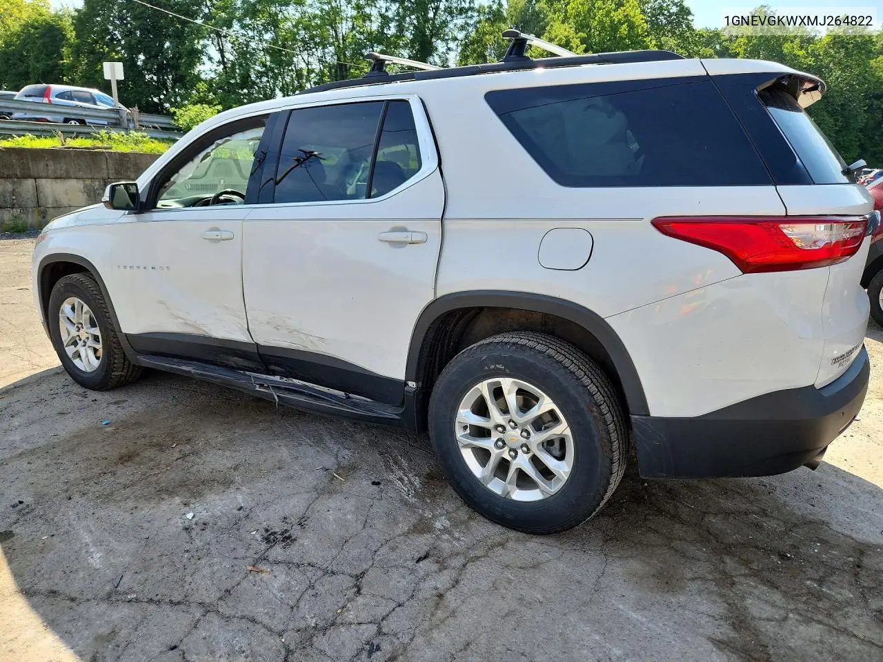2021 Chevrolet Traverse Lt VIN: 1GNEVGKWXMJ264822 Lot: 61675486