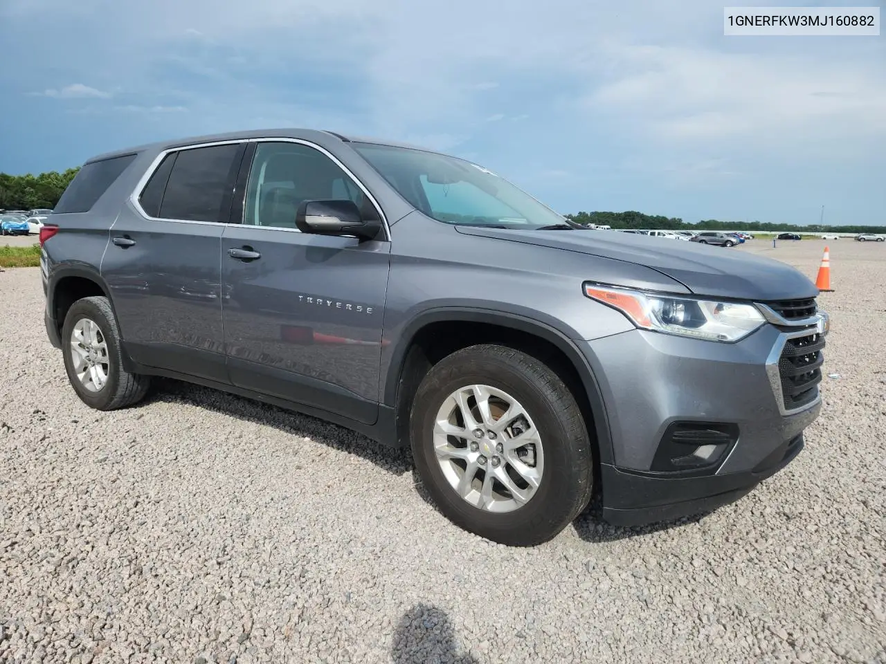 2021 Chevrolet Traverse Ls VIN: 1GNERFKW3MJ160882 Lot: 61740926