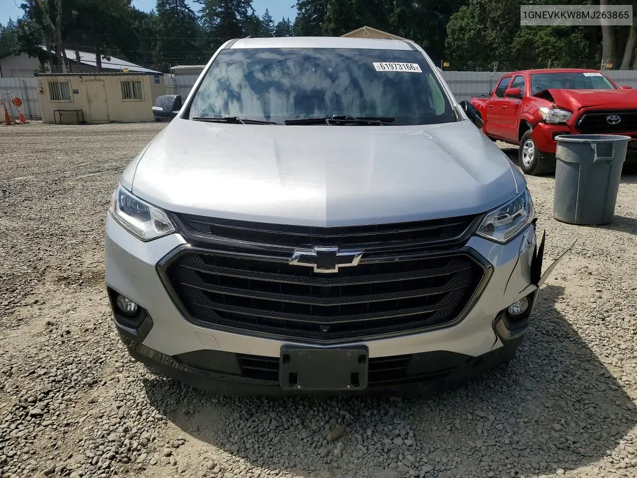 2021 Chevrolet Traverse Premier VIN: 1GNEVKKW8MJ263865 Lot: 61973166