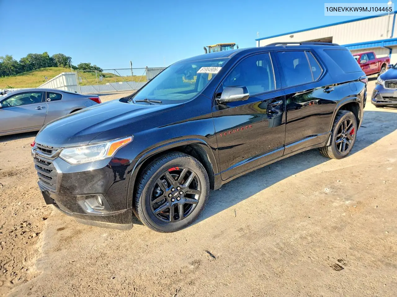 2021 Chevrolet Traverse Premier VIN: 1GNEVKKW9MJ104465 Lot: 61984906