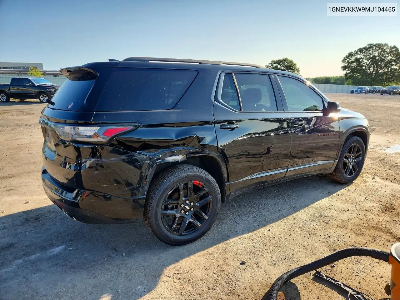 2021 Chevrolet Traverse Premier VIN: 1GNEVKKW9MJ104465 Lot: 61984906