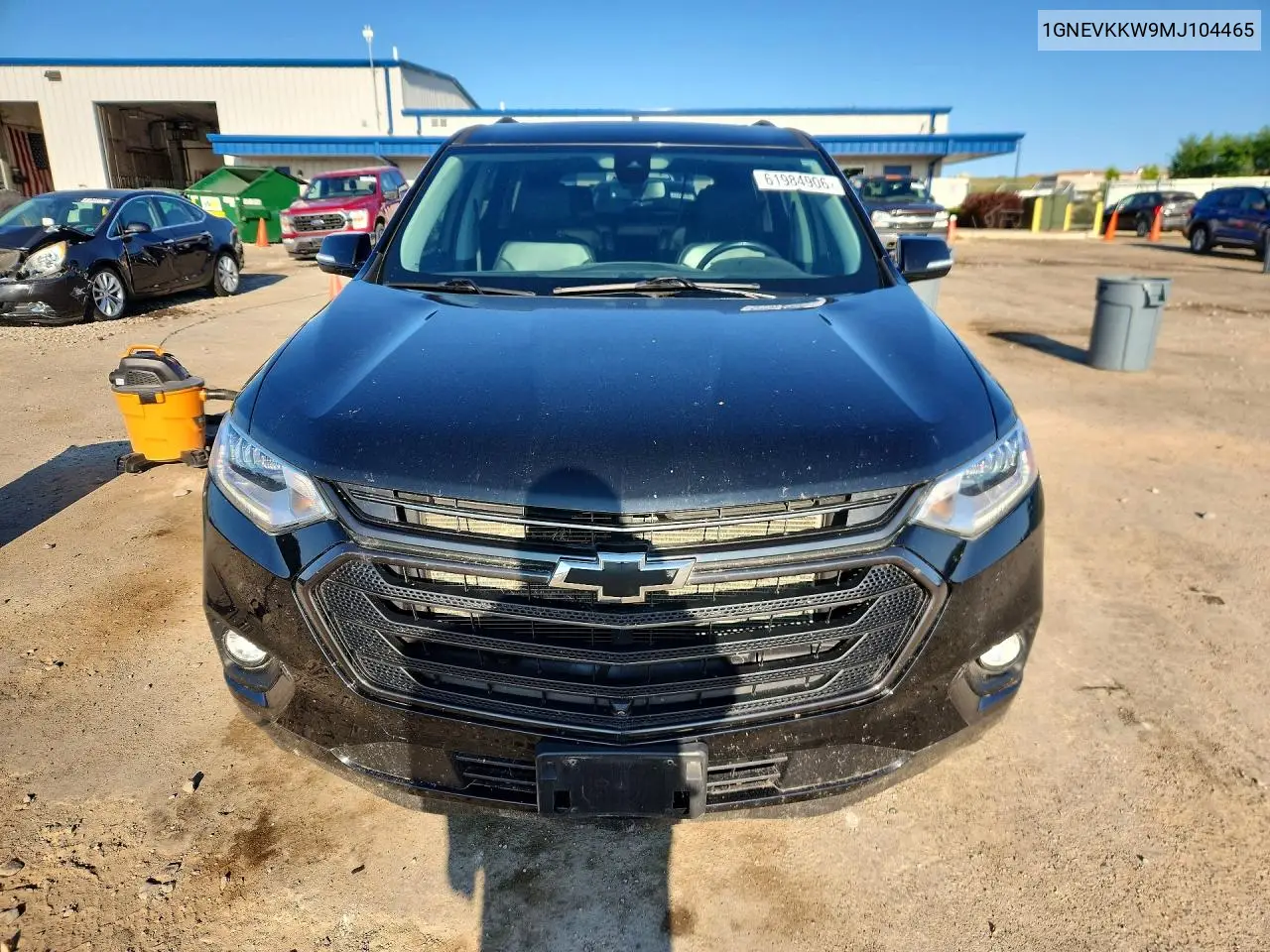 2021 Chevrolet Traverse Premier VIN: 1GNEVKKW9MJ104465 Lot: 61984906