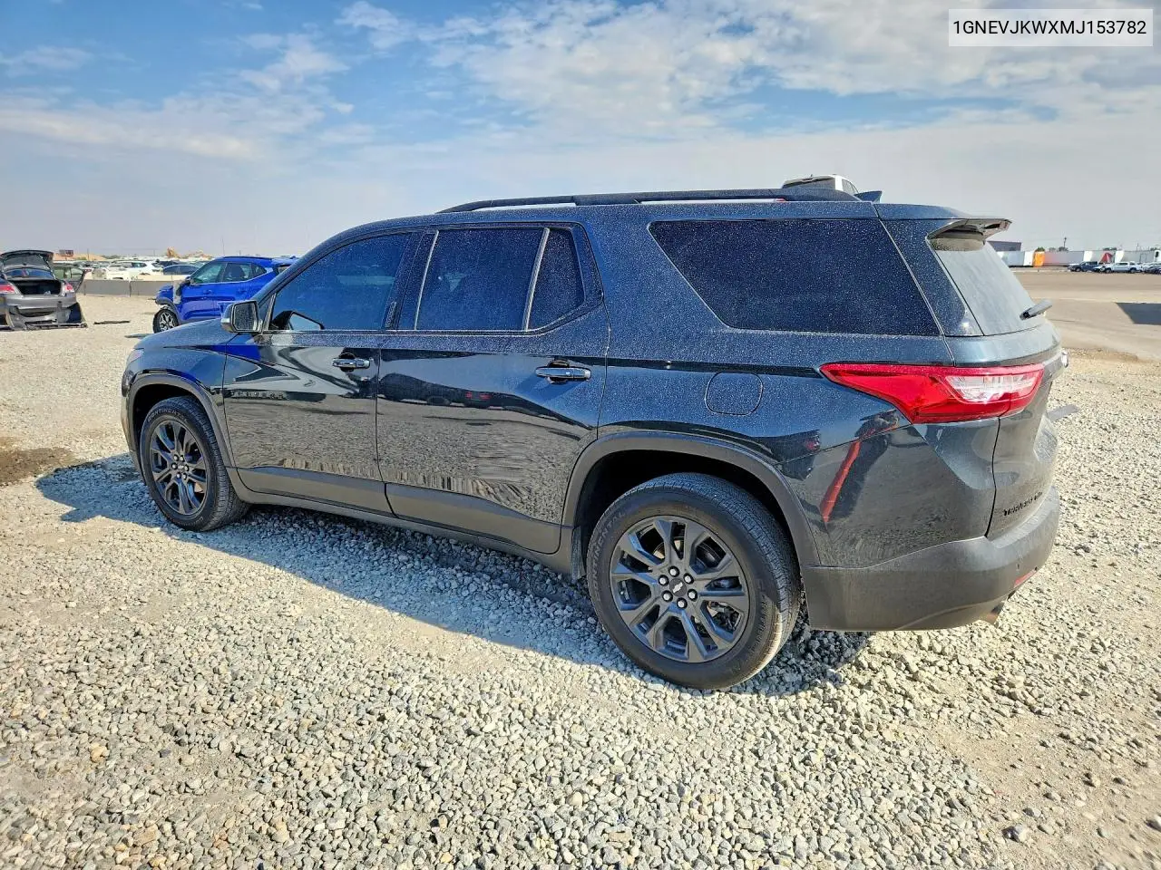 1GNEVJKWXMJ153782 2021 Chevrolet Traverse Rs
