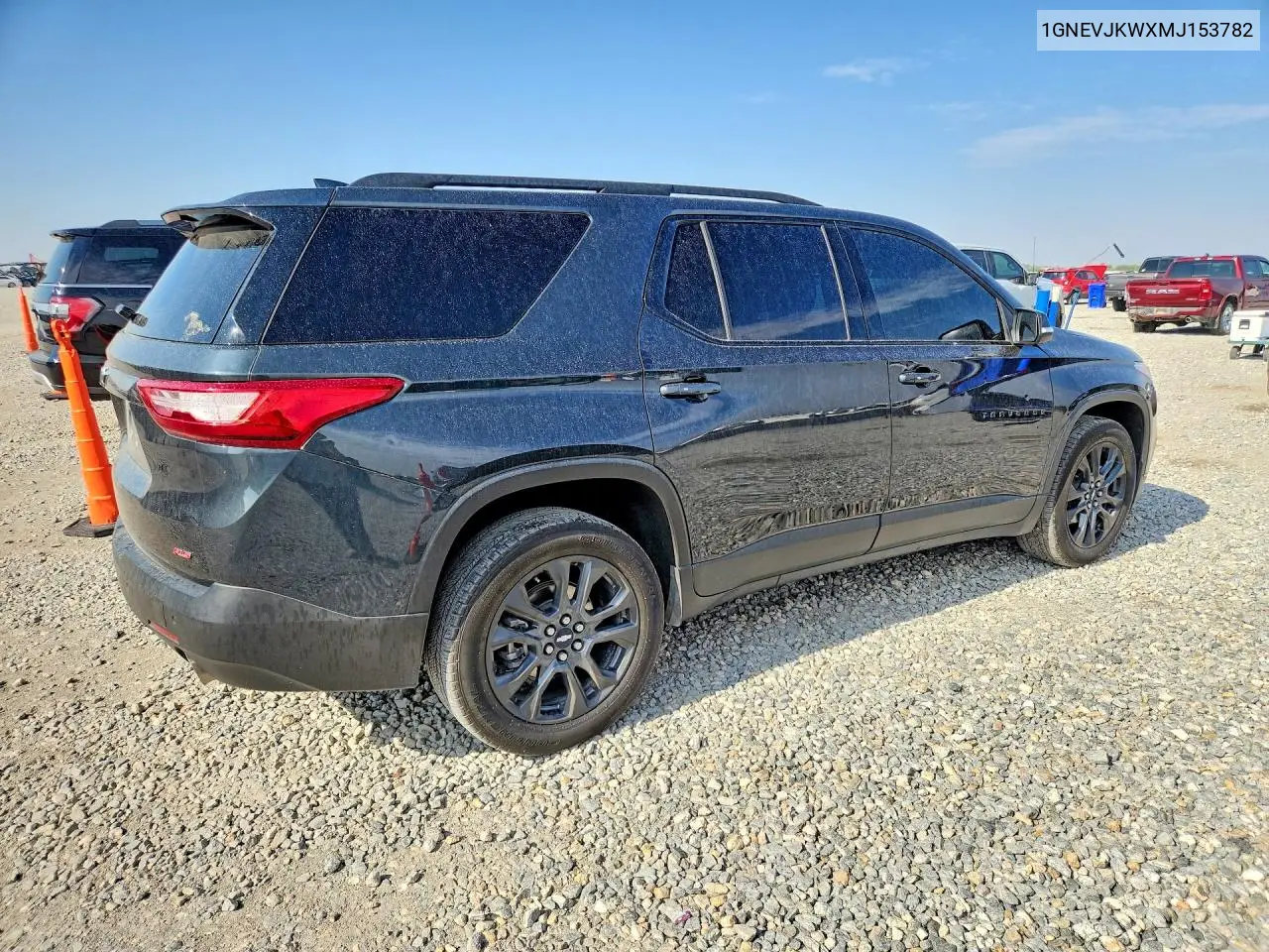 1GNEVJKWXMJ153782 2021 Chevrolet Traverse Rs