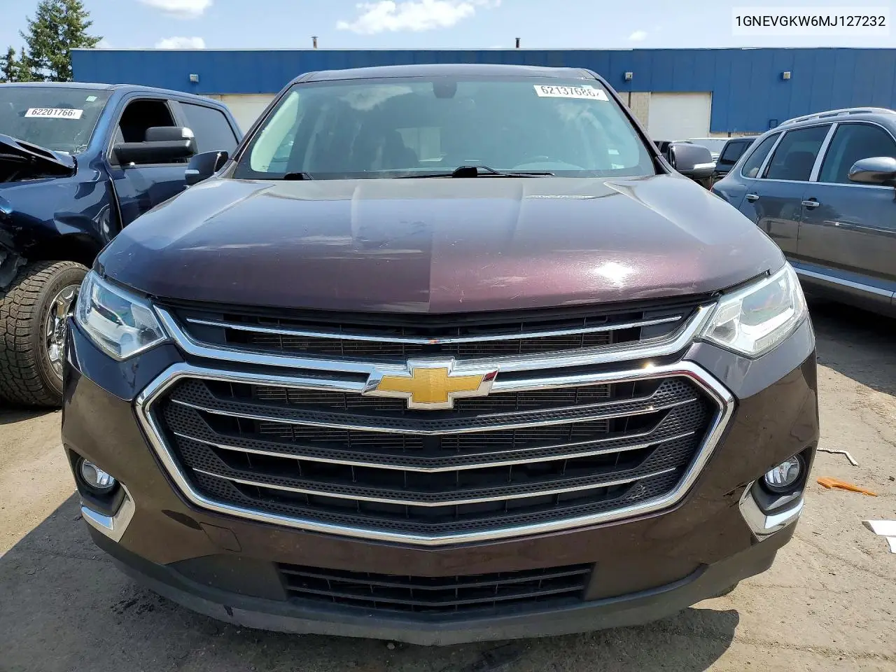 1GNEVGKW6MJ127232 2021 Chevrolet Traverse Lt