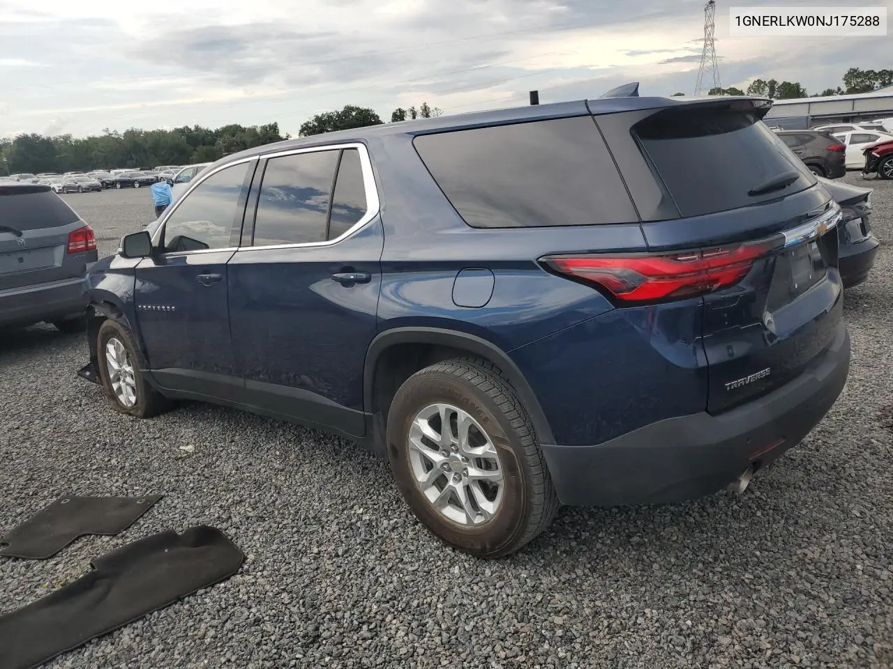 2022 Chevrolet Traverse VIN: 1GNERLKW0NJ175288 Lot: 54986556