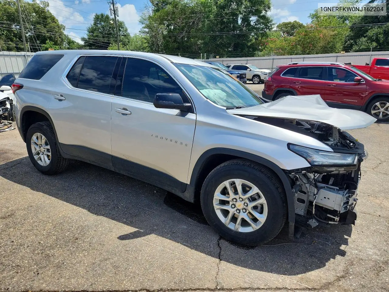 2022 Chevrolet Traverse Ls VIN: 1GNERFKW0NJ162204 Lot: 59954896